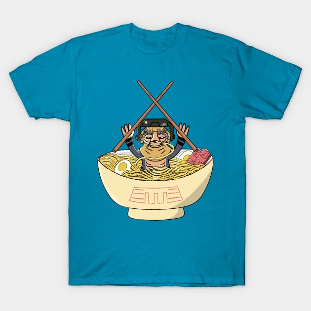 Babu Frik Ramen T-Shirt by POPITONTHEWALL